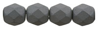 Fire-Polish 6mm (loose) : Saturated Gray
