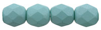 Fire-Polish 6mm (loose) : Saturated Teal