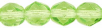 Fire-Polish 6mm (loose) : Lime Green