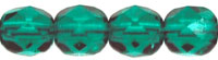 Fire-Polish 6mm (loose) : Emerald