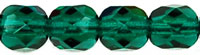 Fire-Polish 6mm (loose) : Dk Emerald