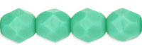 Fire-Polish 6mm (loose) : Green Turquoise