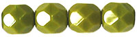 Fire-Polish 6mm (loose) : Opaque Olive