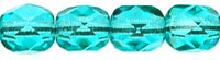 Fire-Polish 6mm (loose) : Lt Teal