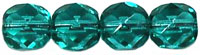 Fire-Polish 6mm (loose) : Dk Teal