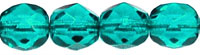 Fire-Polish 6mm (loose) : Teal