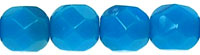 Fire-Polish 6mm (loose) : Opaque Blue