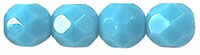 Fire-Polish 6mm (loose) : Blue Turquoise