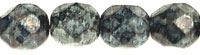 Fire-Polish 6mm (loose) : Crystal Luster - Stone Gray