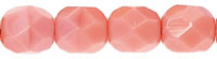 Fire-Polish 6mm (loose) : Carnation Pink