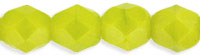 Fire-Polish 6mm (loose) : Chartreuse