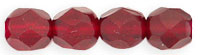 Fire-Polish 6mm (loose) : Ruby