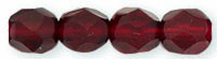 Fire-Polish 6mm (loose) : Garnet