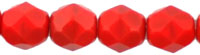 Fire-Polish 6mm (loose) : Opaque Red