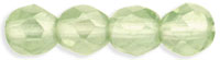 Fire-Polish 6mm (loose) : Luster - Peridot