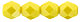 Fire-Polish 6mm (loose) : Luster - Opaque Yellow