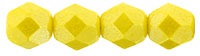 Fire-Polish 6mm (loose) : Luster - Opaque Yellow