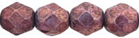 Fire-Polish 6mm (loose) : Luster - Metallic Amethyst Chalk