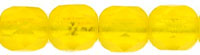 Fire-Polish 6mm (loose) : Matte - Lemon