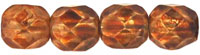 Fire-Polish 6mm (loose) : Matte - Crystal - Picasso