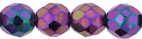 Fire-Polish 8mm (loose) : Iris - Purple