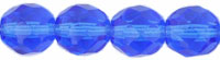 Fire-Polish 8mm (loose) : Sapphire