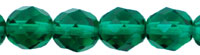 Fire-Polish 8mm (loose) : Emerald