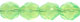 Fire-Polish 8mm (loose) : Lime Green