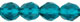 Fire-Polish 8mm (loose) : Teal