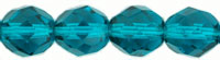 Fire-Polish 8mm (loose) : Teal