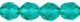 Fire-Polish 8mm (loose) : Teal