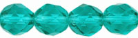 Fire-Polish 8mm (loose) : Teal