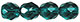 Fire-Polish 8mm (loose) : Teal