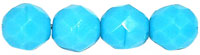 Fire-Polish 8mm (loose) : Blue Turquoise
