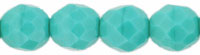 Fire-Polish 8mm (loose) : Opaque Turquoise