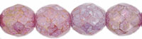 Fire-Polish 8mm (loose) : Luster - Stone Pink