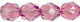 Fire-Polish 8mm (loose) : Milky Pink