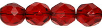 Fire-Polish 8mm (loose) : Siam Ruby