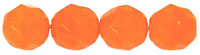 Fire-Polish 8mm (loose) : Opaque Orange