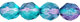 Fire-Polish 8mm (loose) : Dual Coated - Pink/Blue