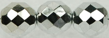 Fire-Polish 10mm (loose) : Silver