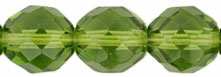 Fire-Polish 10mm (loose) : Olivine