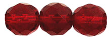 Fire-Polish 10mm (loose) : Garnet