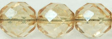 Fire-Polish 10mm (loose) : Luster - Transparent Champagne