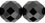 Firepolish 12mm (loose) : Jet