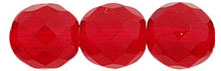 Fire-Polish 12mm (loose) : Siam Ruby