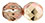Firepolish 12mm (loose) : Apollo - Gold