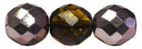 Fire-Polish 12mm (loose) : Smoky Topaz