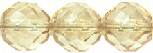 Fire-Polish 12mm (loose) : Luster - Transparent Champagne