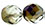 Firepolish 12mm (loose) : Purple Iris - Crystal